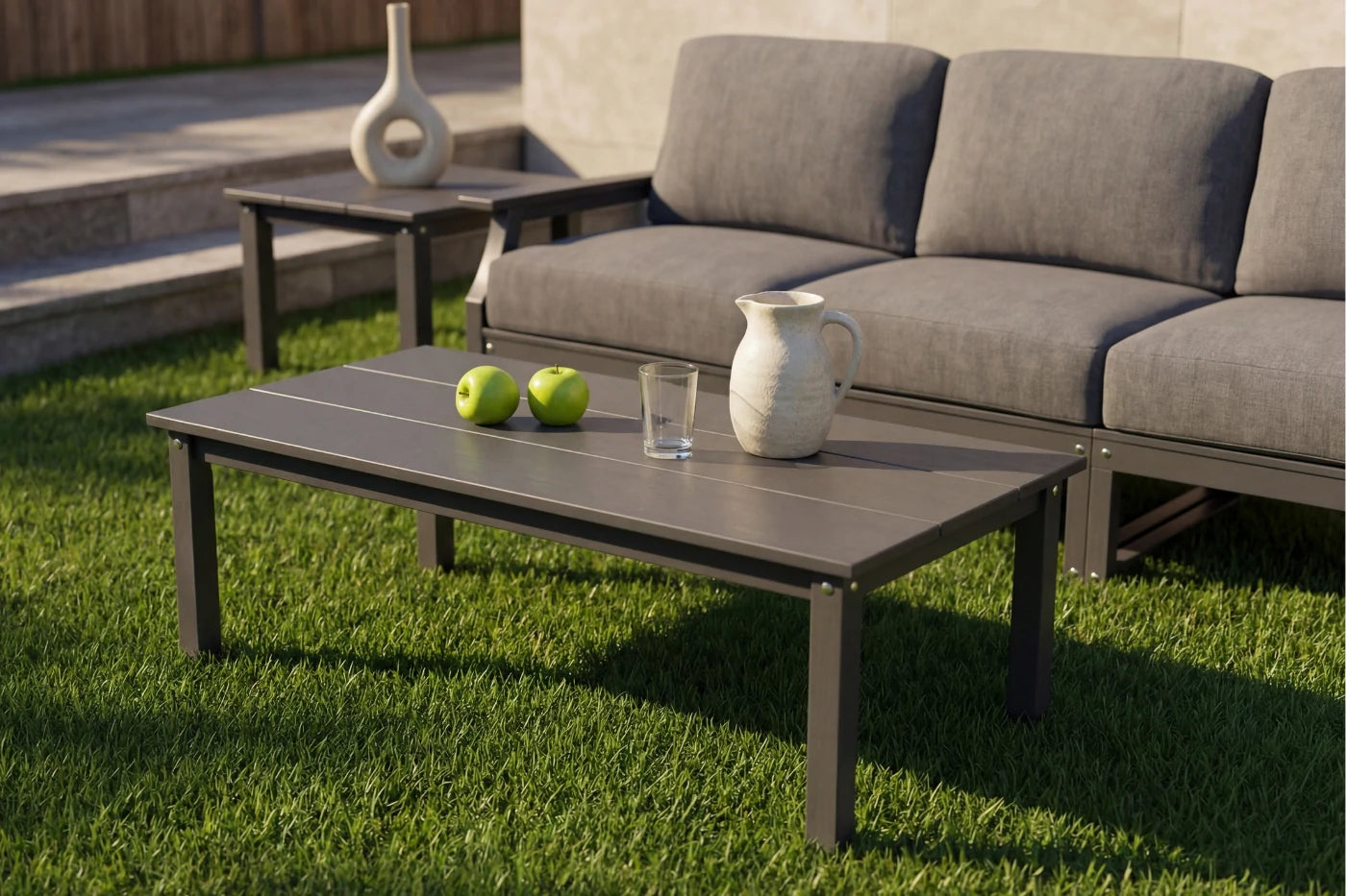 Perli™ HDPE Patio Couch Set