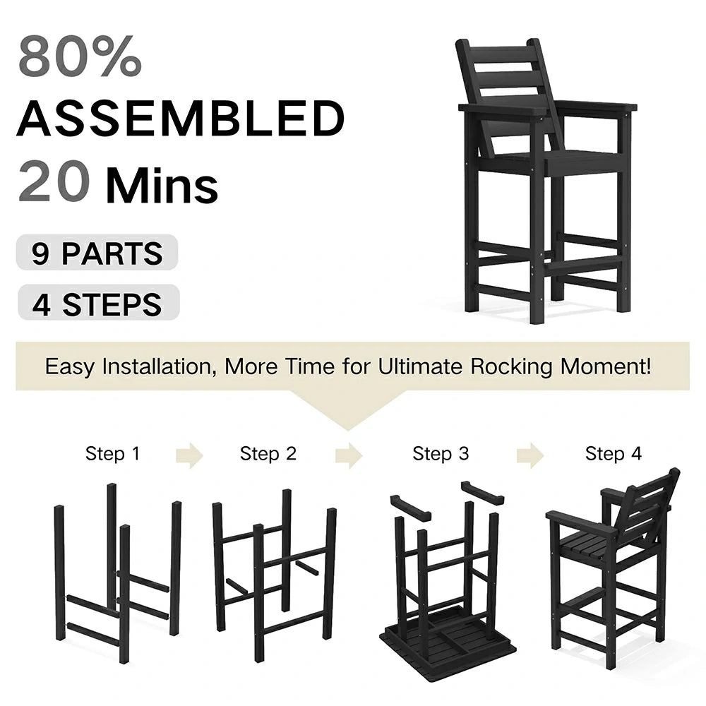 Adirondack Bar Set