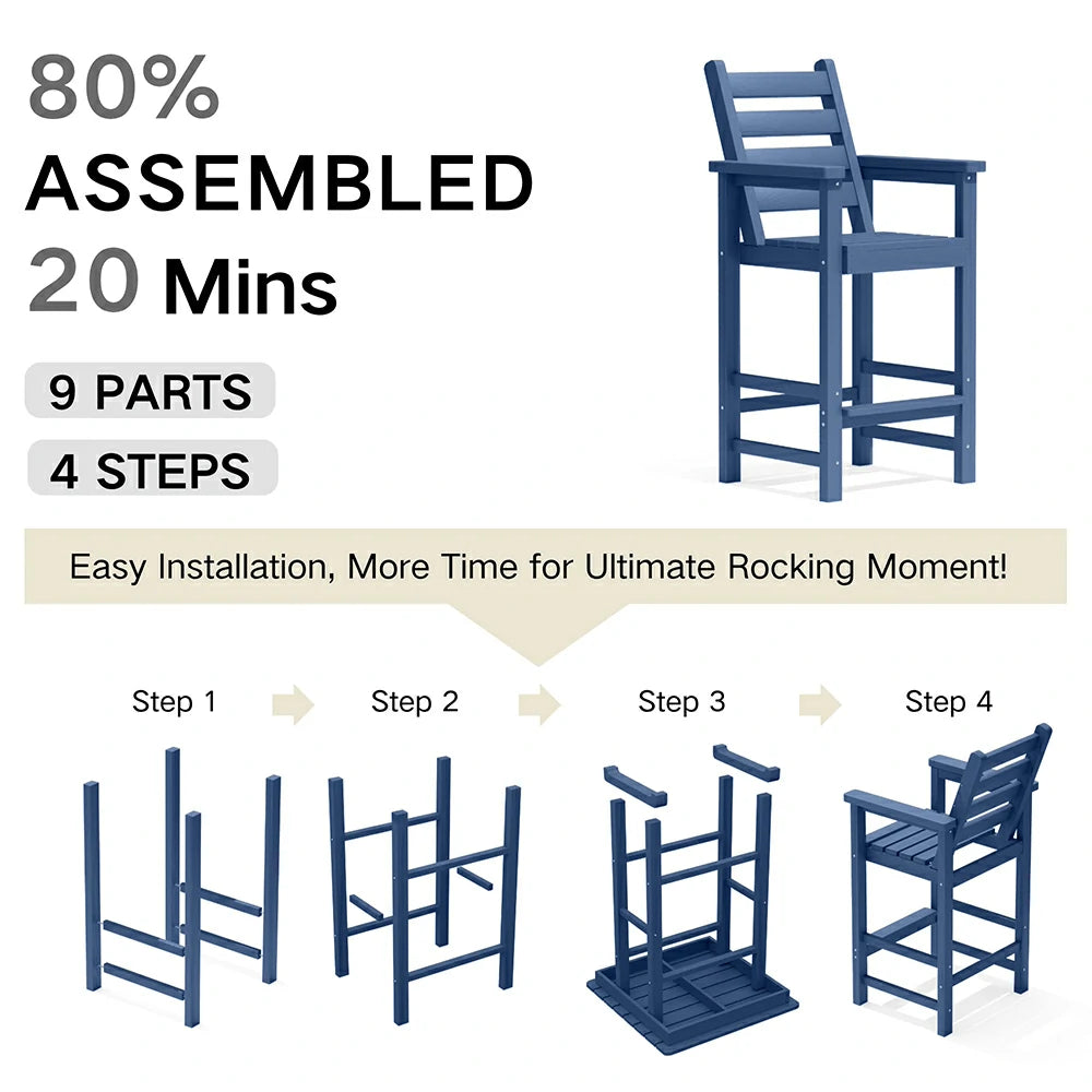 Adirondack Bar Set