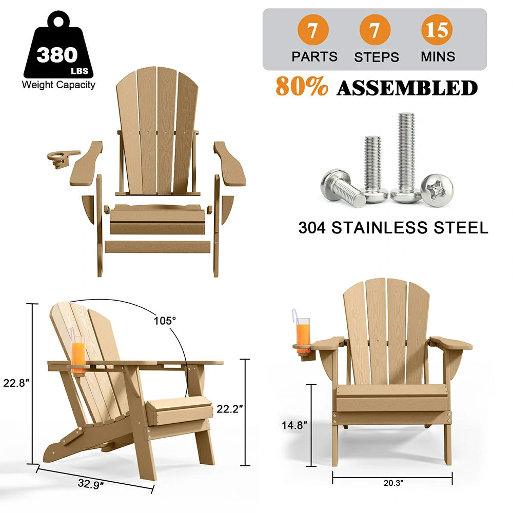 patio kingdom adirondack chair