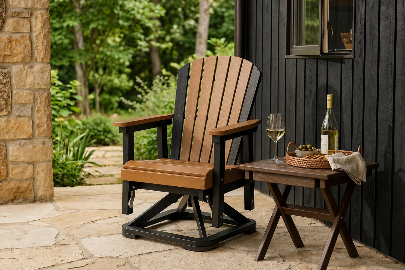 Perli™ Adirondack Swivel Glider Chair