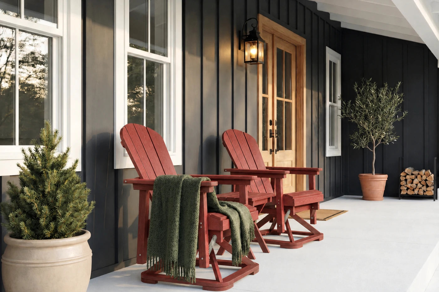 Perli™ Adirondack Swivel Glider Chair