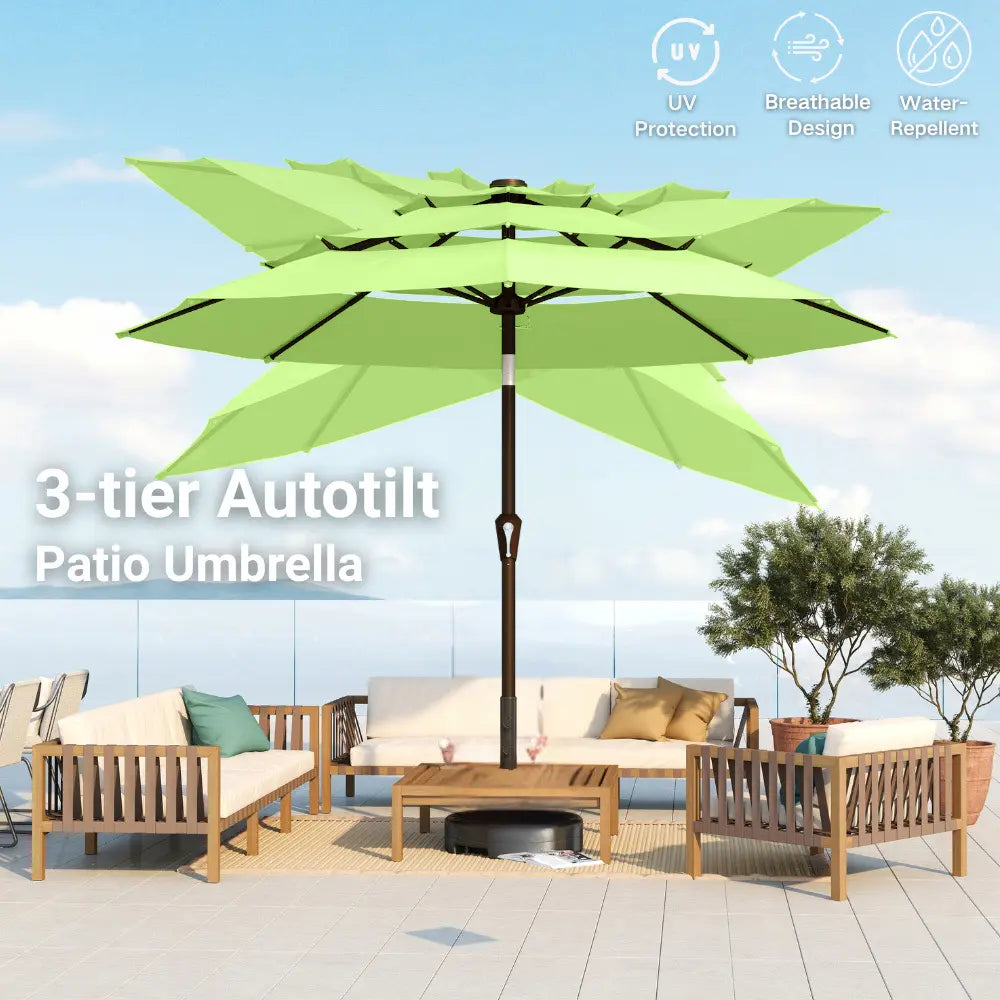 patio kingdom autotilt patio umbrella
