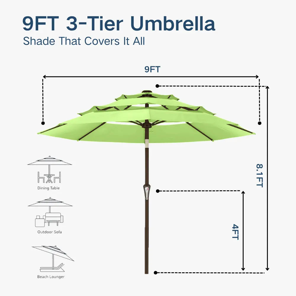 patio kingdom autotilt patio umbrella
