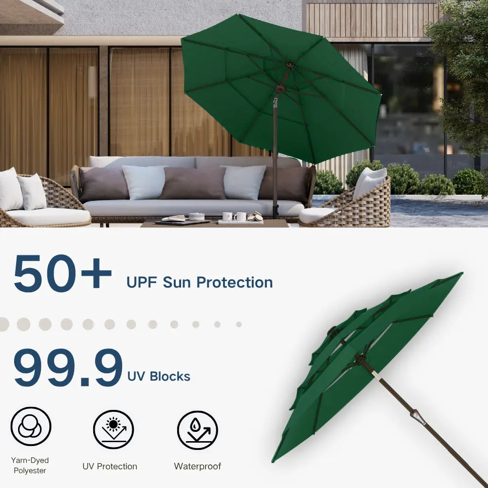 patio kingdom autotilt patio umbrella