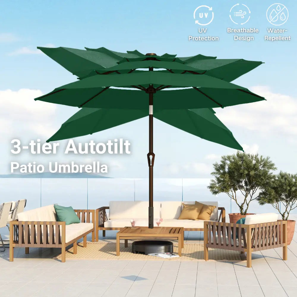 patio kingdom autotilt patio umbrella
