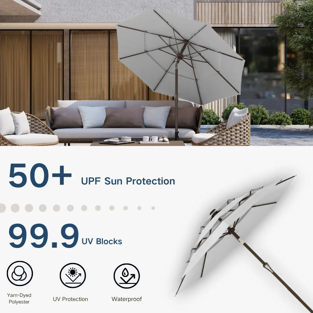 patio kingdom autotilt patio umbrella