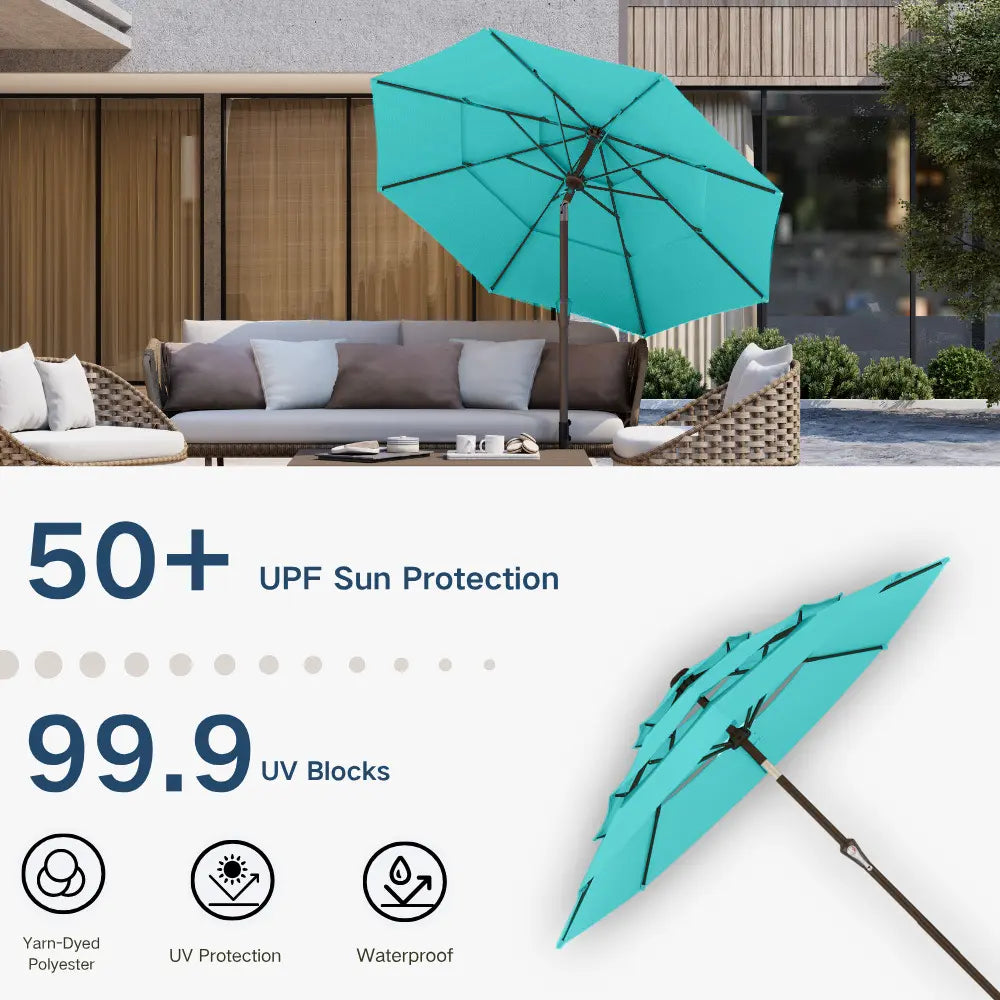 patio kingdom autotilt patio umbrella