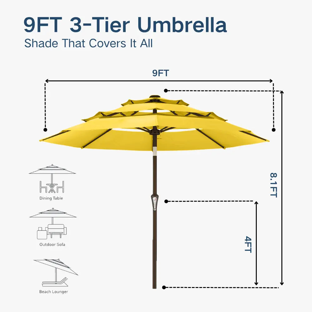 patio kingdom autotilt patio umbrella