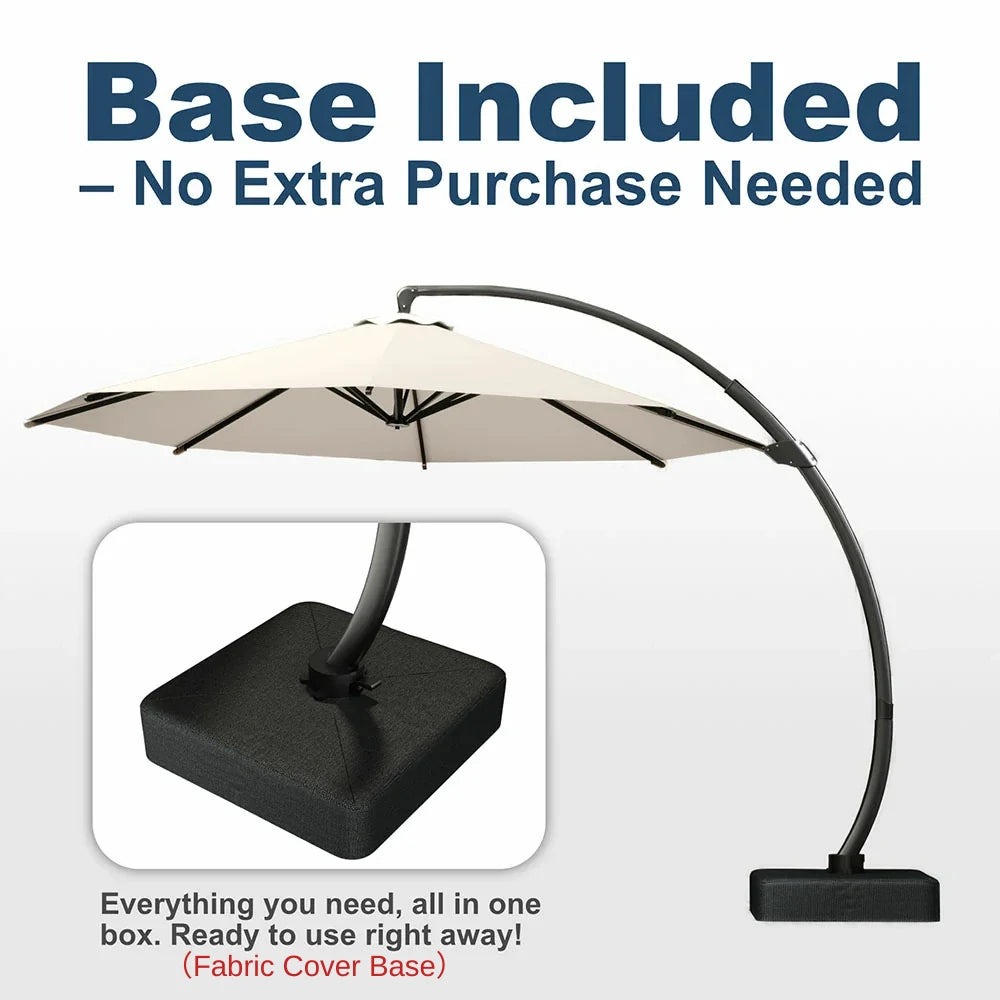 Cantilever Umbrella with Base