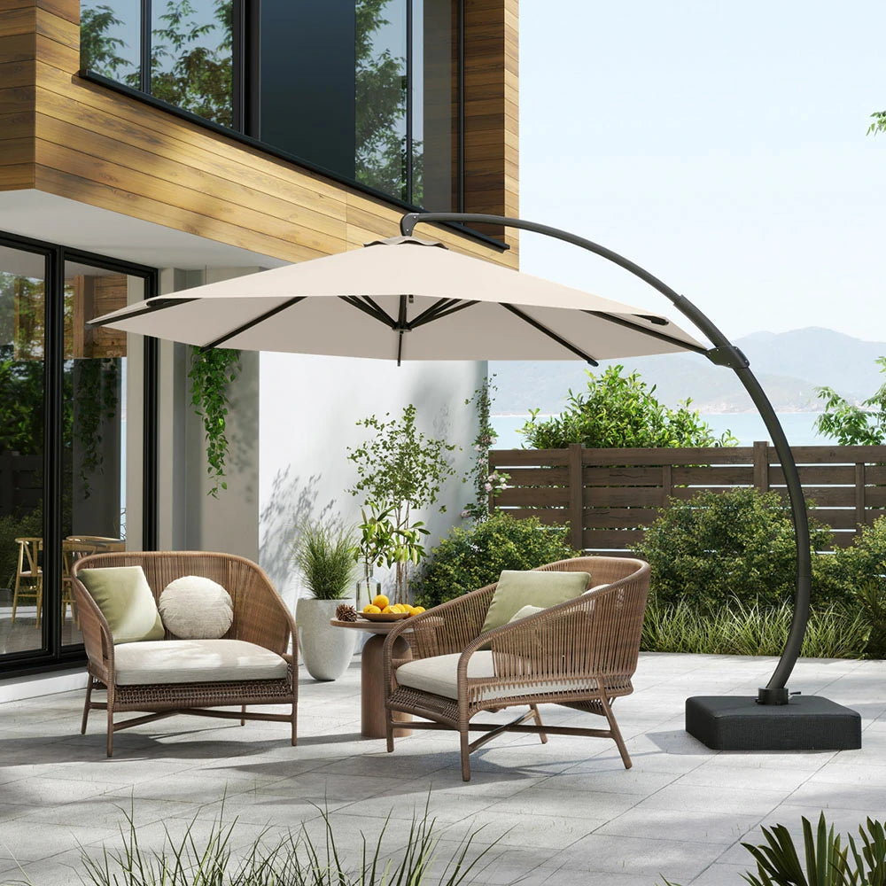 Patio Kingdom cantilever umbrella