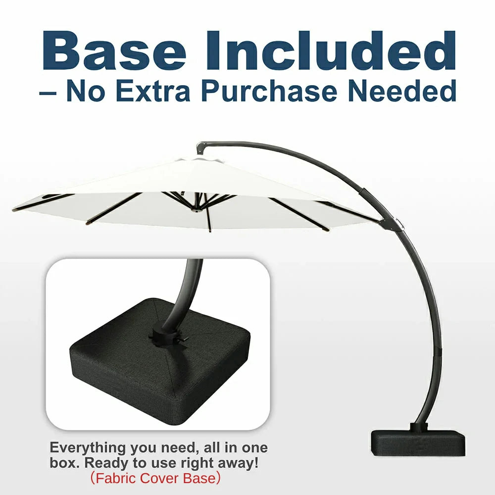 Cantilever Umbrella with Base