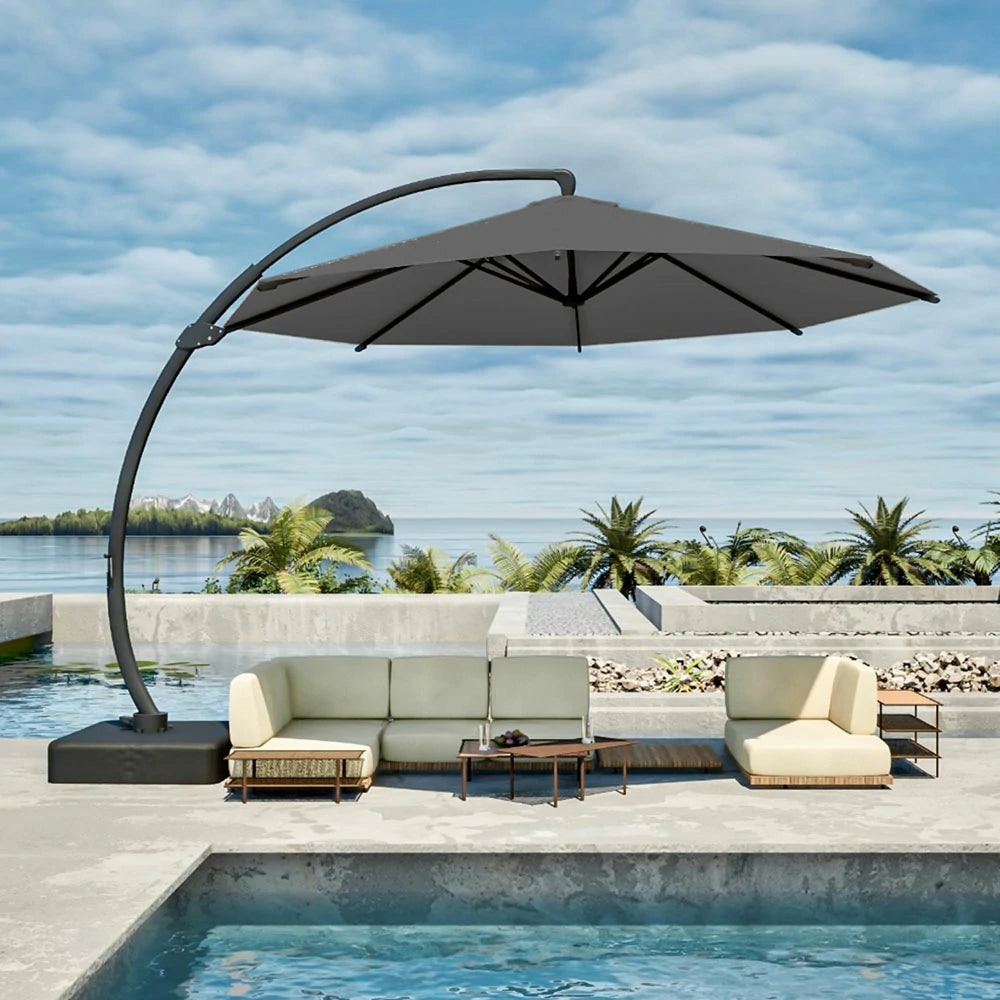 Patio Kingdom cantilever umbrella