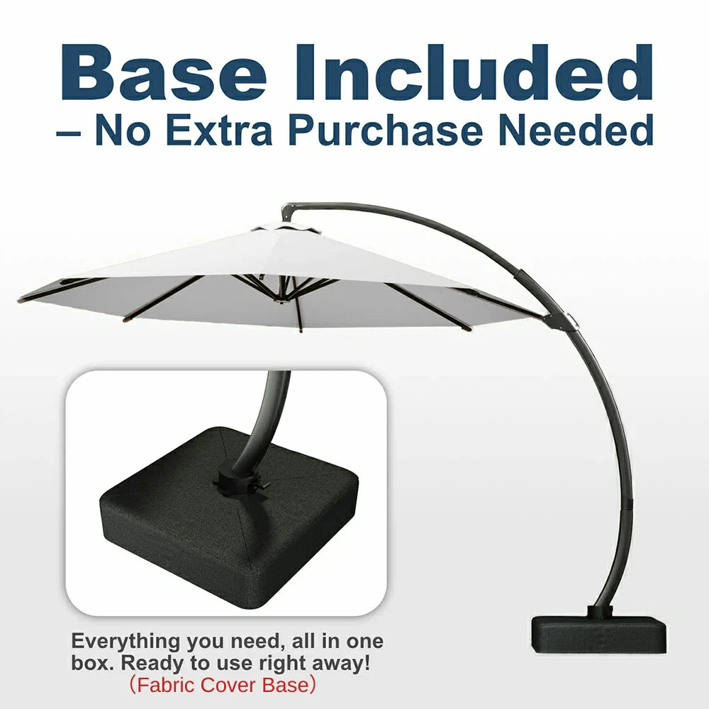 Cantilever Umbrella with Base