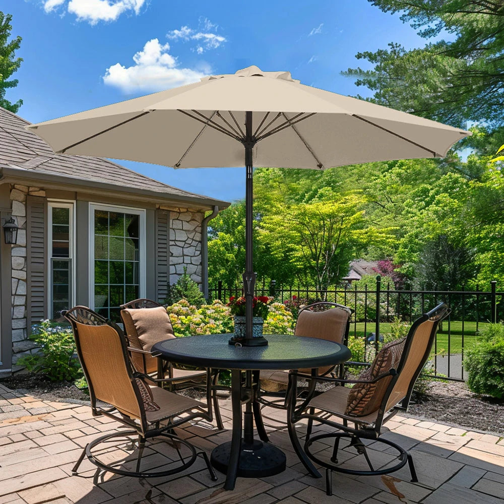 Patio Kingdom outdoor Umbrella#color_beige