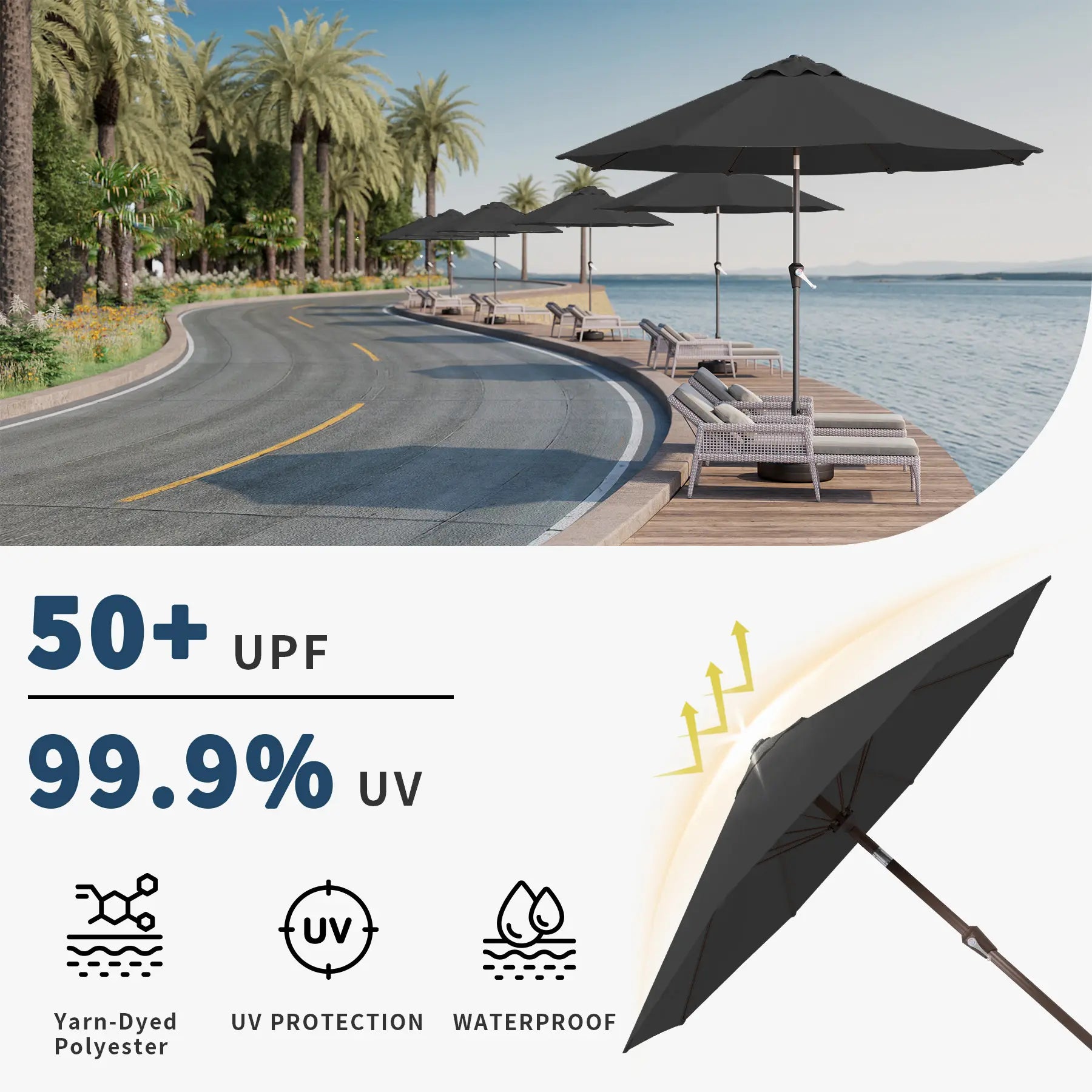 Patio Kingdom outdoor Umbrella