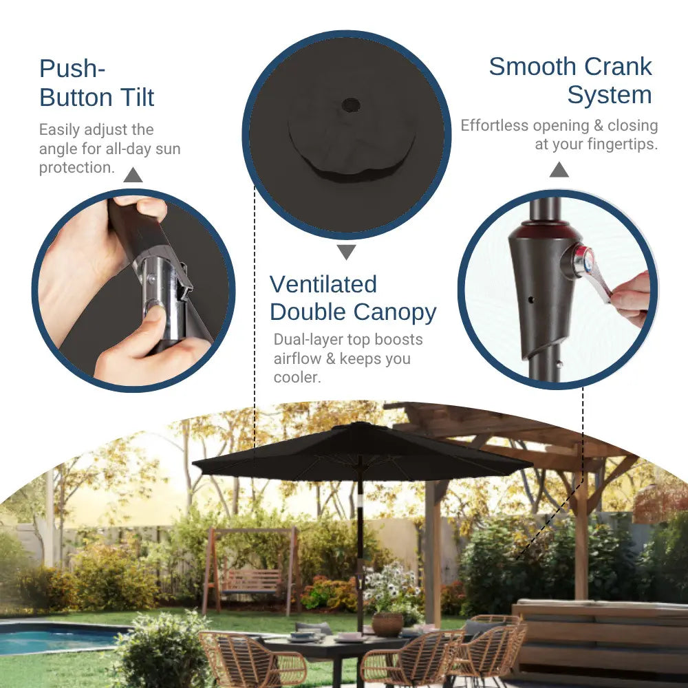 Patio Kingdom outdoor Umbrella