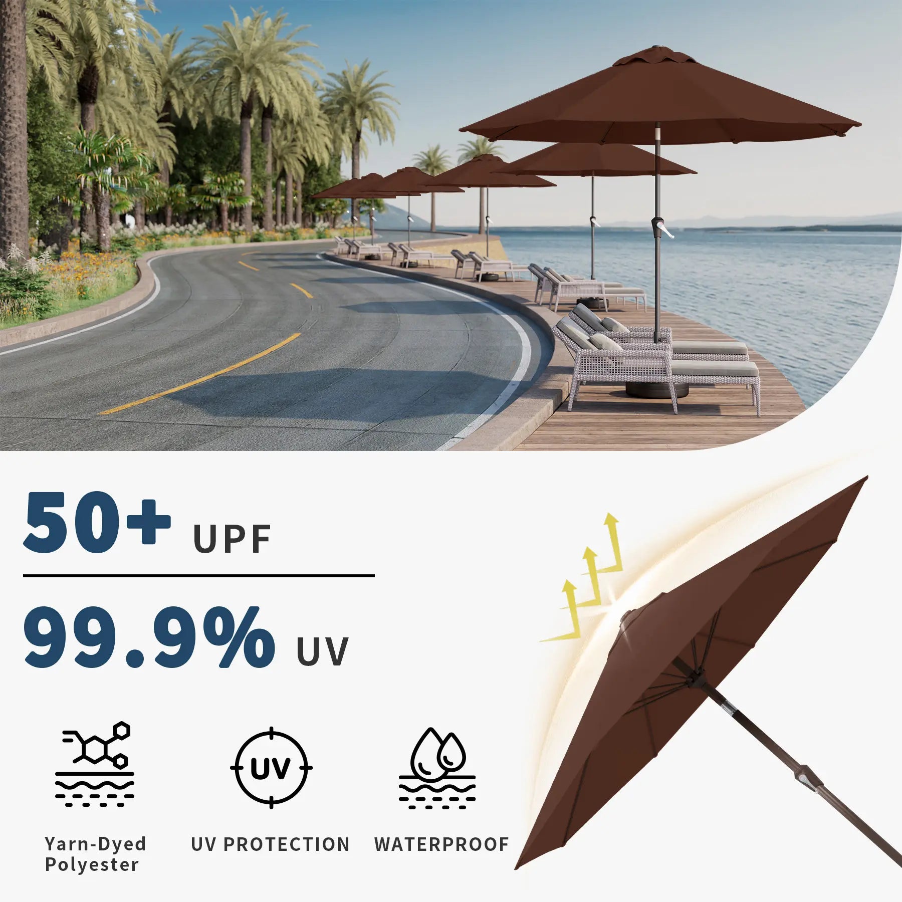 Patio Kingdom outdoor Umbrella