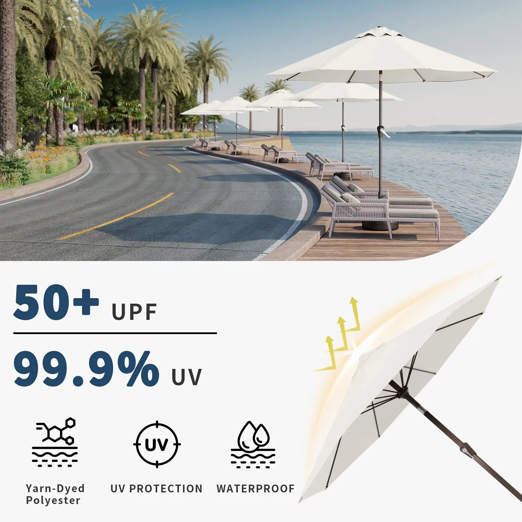 Patio Kingdom outdoor Umbrella