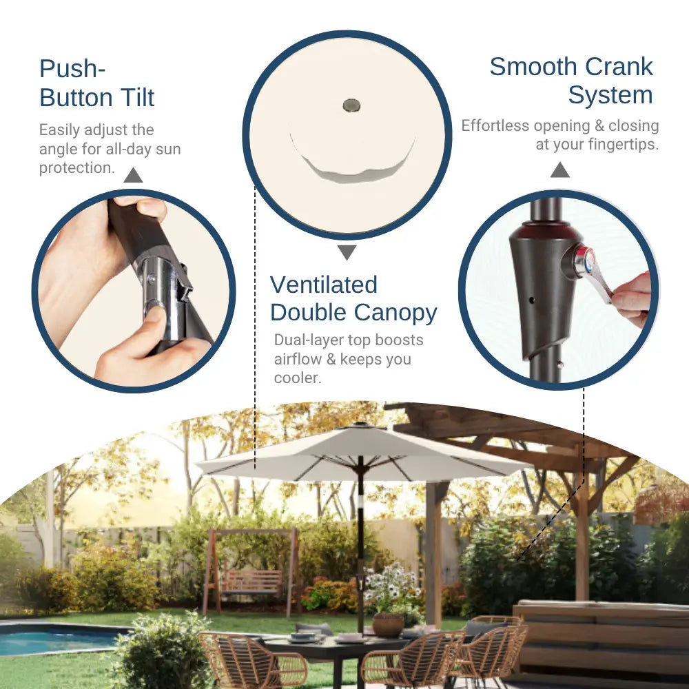 Patio Kingdom outdoor Umbrella