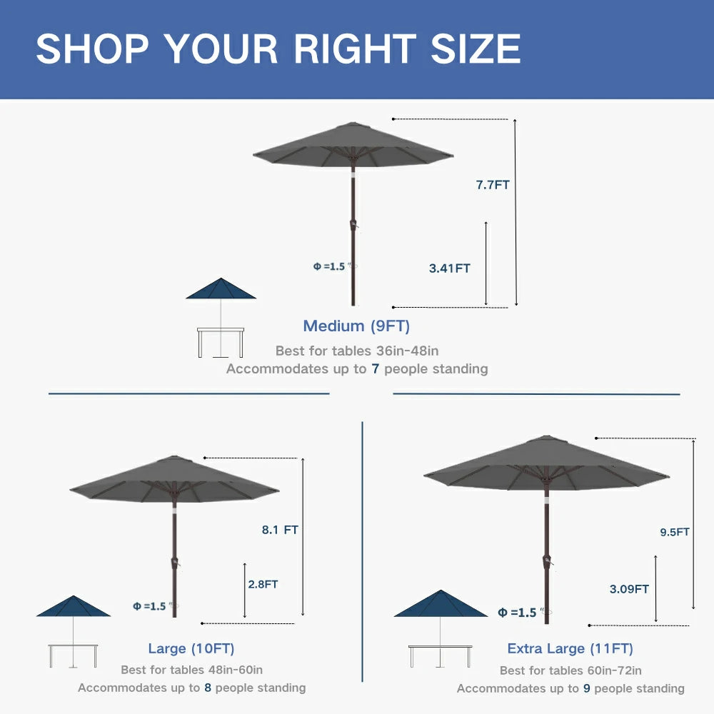 Patio Kingdom outdoor Umbrella