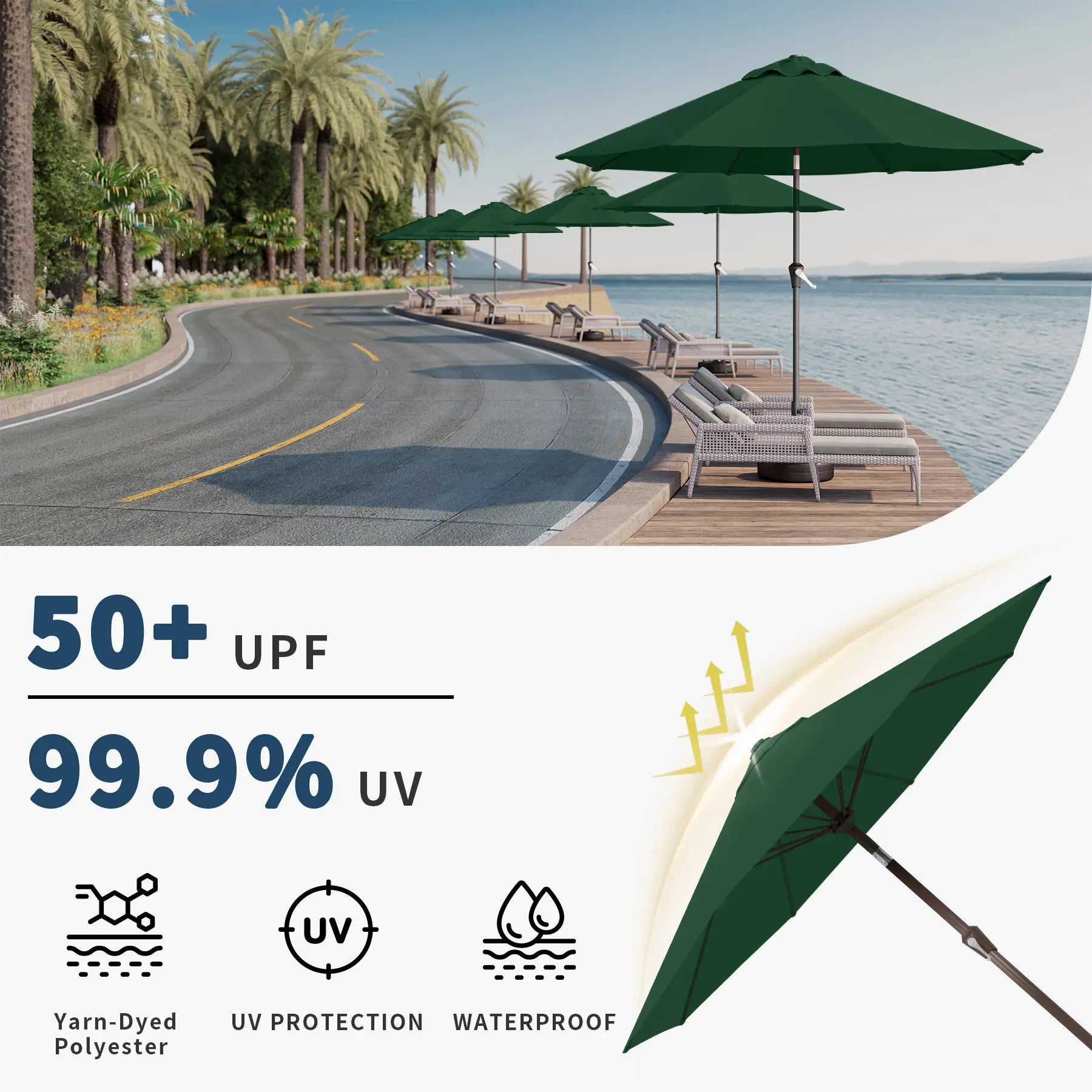 Patio Kingdom outdoor Umbrella