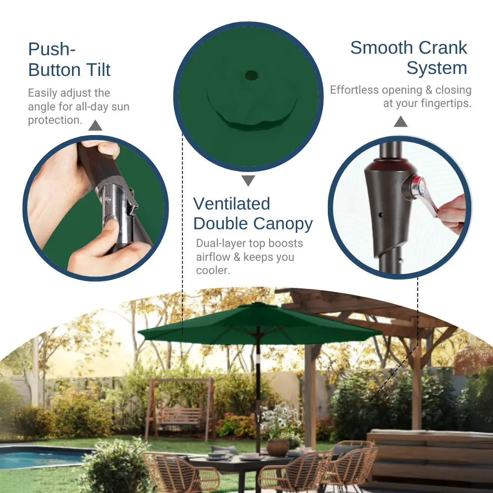 Patio Kingdom outdoor Umbrella