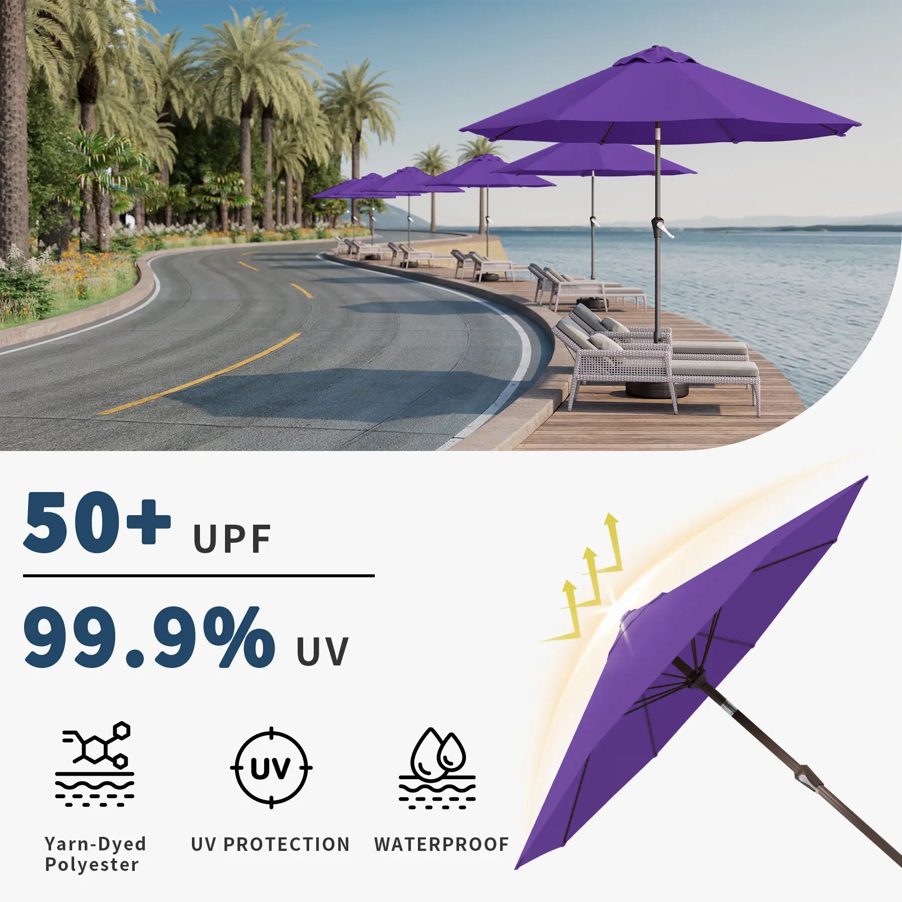 Patio Kingdom outdoor Umbrella