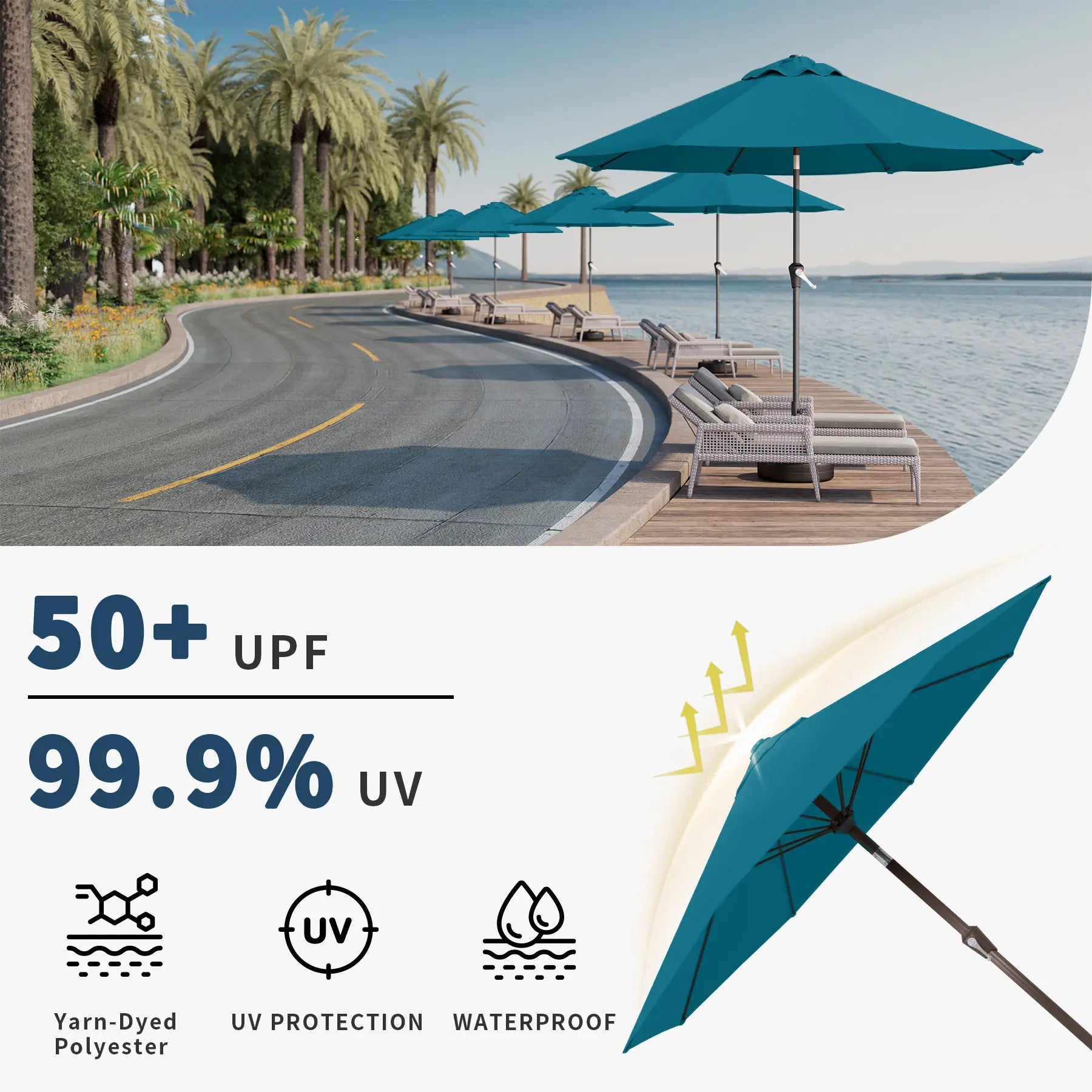 Patio Kingdom outdoor Umbrella