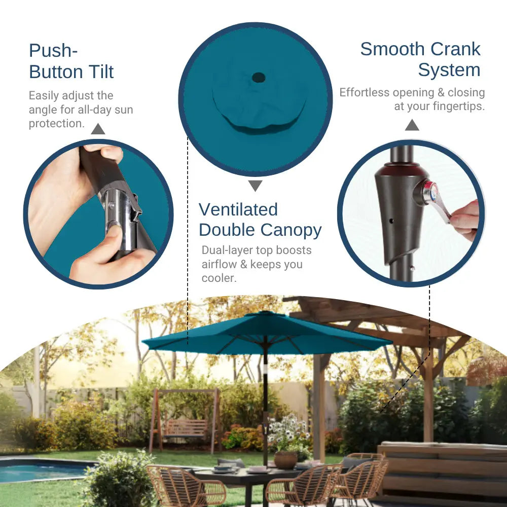 Patio Kingdom outdoor Umbrella