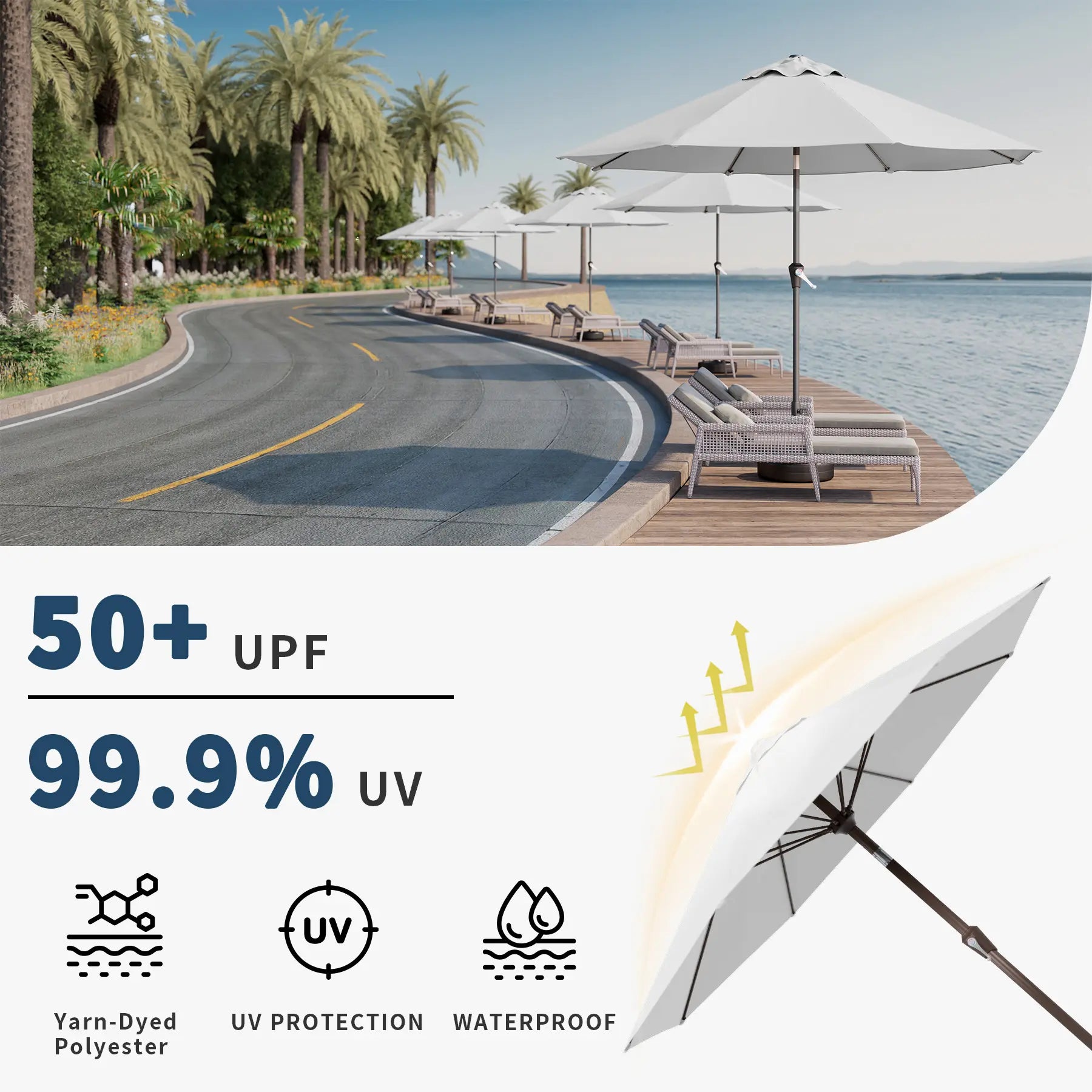 Patio Kingdom outdoor Umbrella
