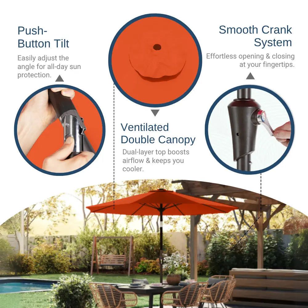 Patio Kingdom outdoor Umbrella