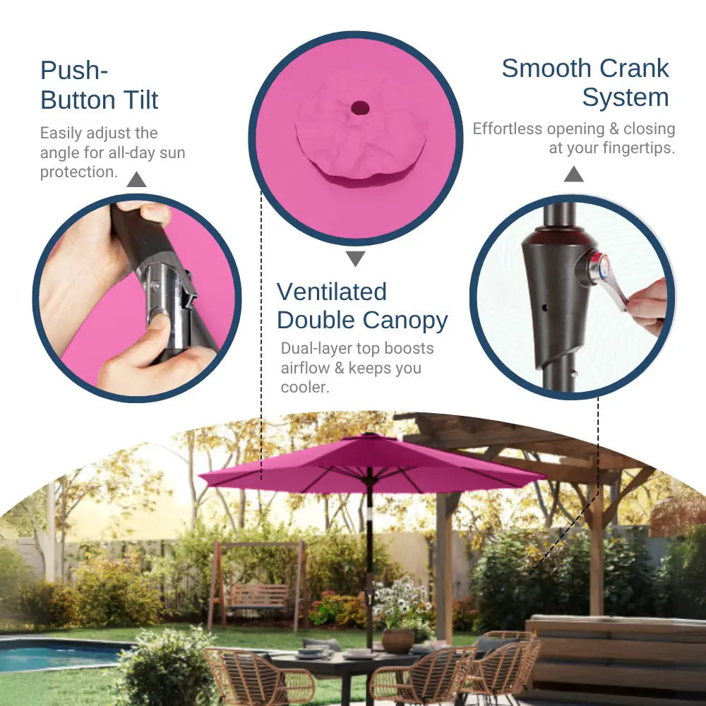 Patio Kingdom outdoor Umbrella