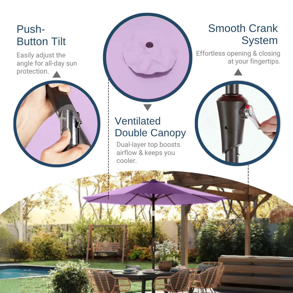 Patio Kingdom outdoor Umbrella