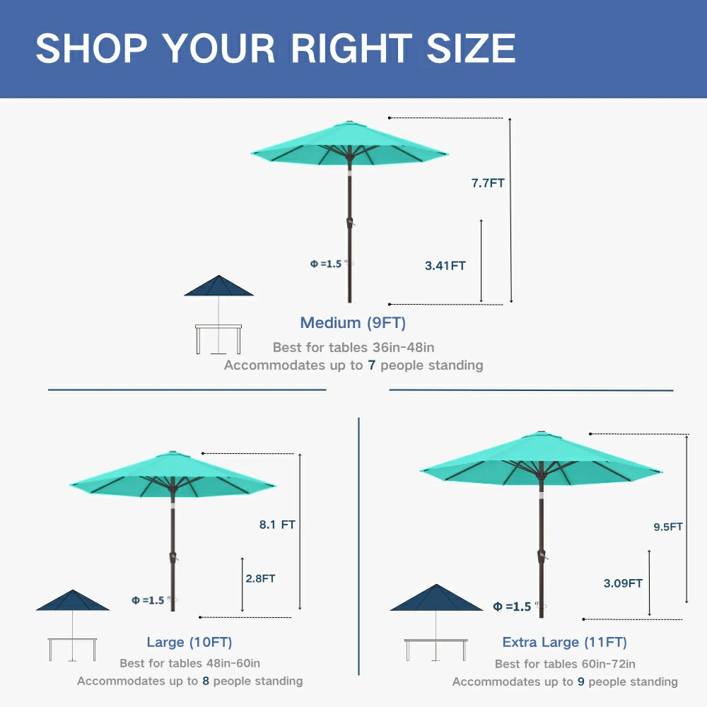 Patio Kingdom outdoor Umbrella