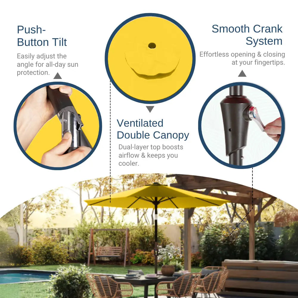 Patio Kingdom outdoor Umbrella
