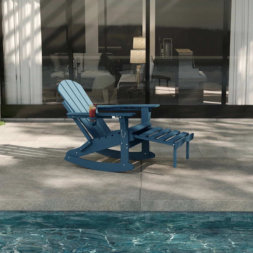 Multifunctional Adirondack Rocking Chair