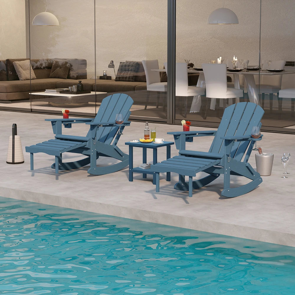 Multifunctional Adirondack Rocking Chair