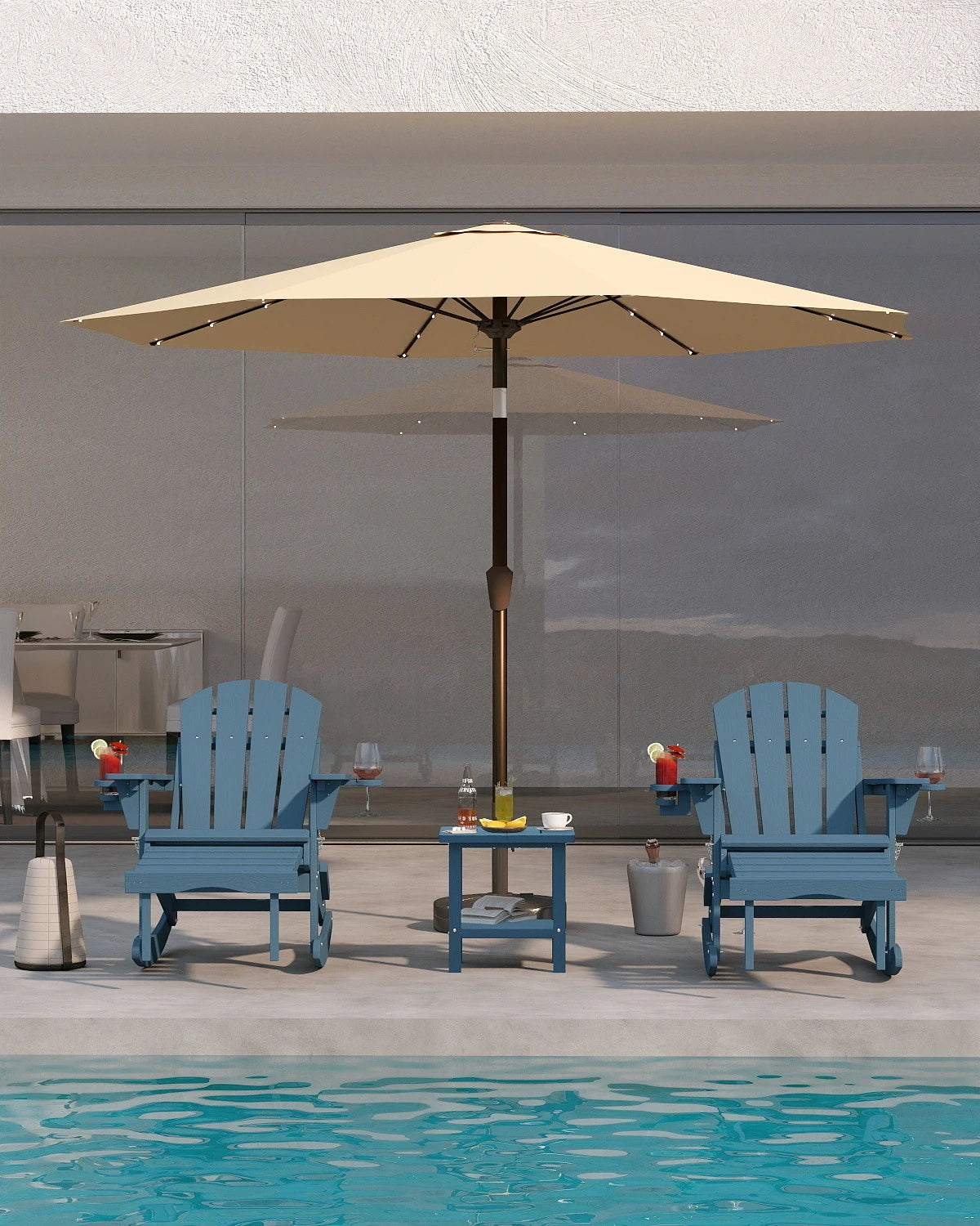 Multifunctional Adirondack Rocking Chair