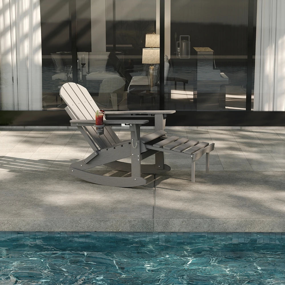 Multifunctional Adirondack Rocking Chair