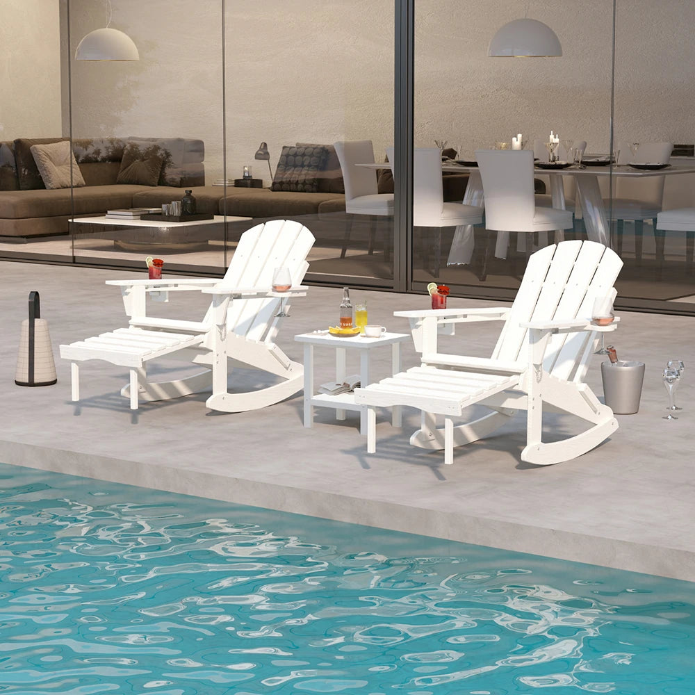 Multifunctional Adirondack Rocking Chair