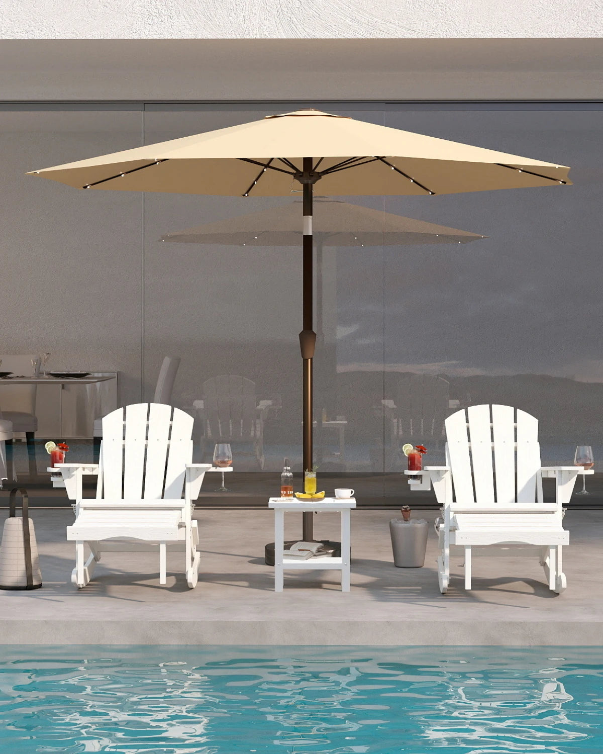 Multifunctional Adirondack Rocking Chair
