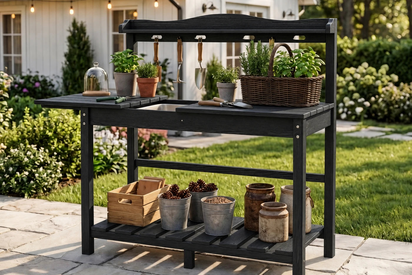 HDPE Outdoor Potting Bench