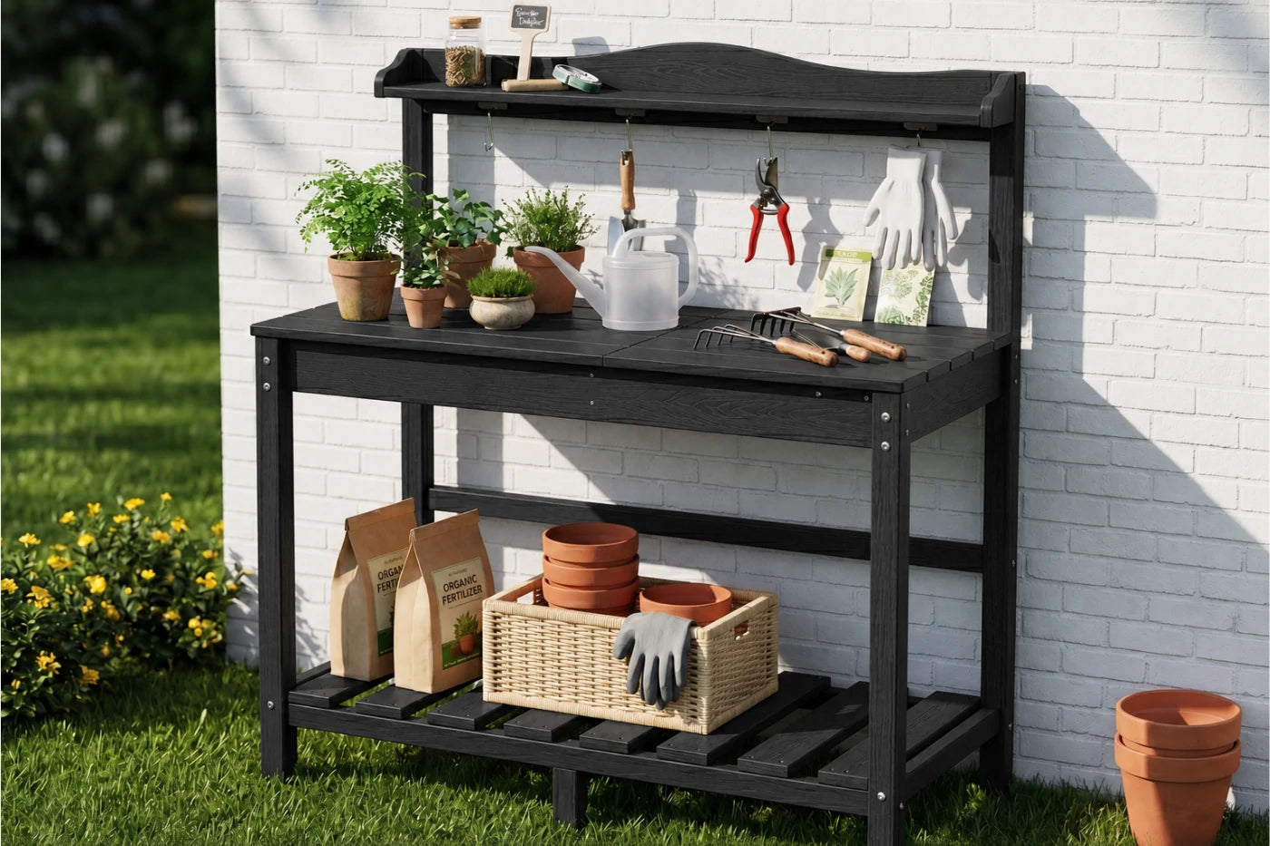 HDPE Outdoor Potting Bench