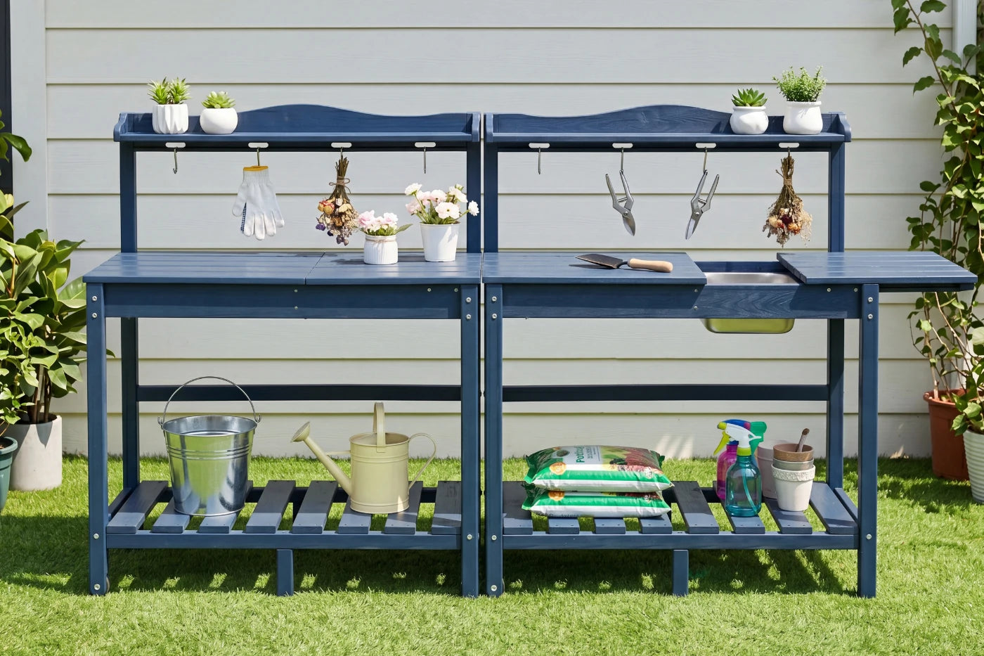 HDPE Outdoor Potting Bench