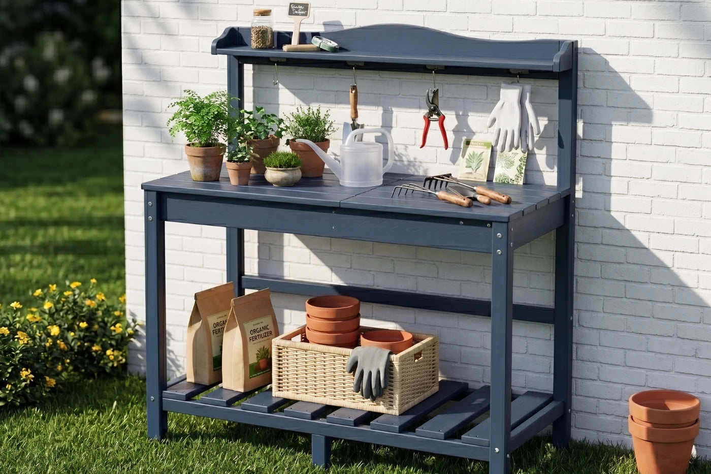 HDPE Outdoor Potting Bench