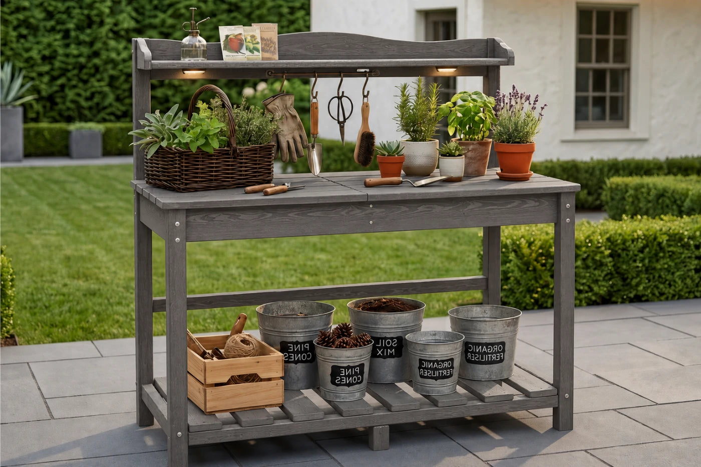 HDPE Outdoor Potting Bench