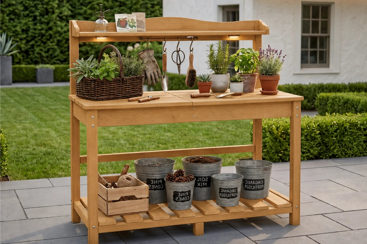 HDPE Outdoor Potting Bench