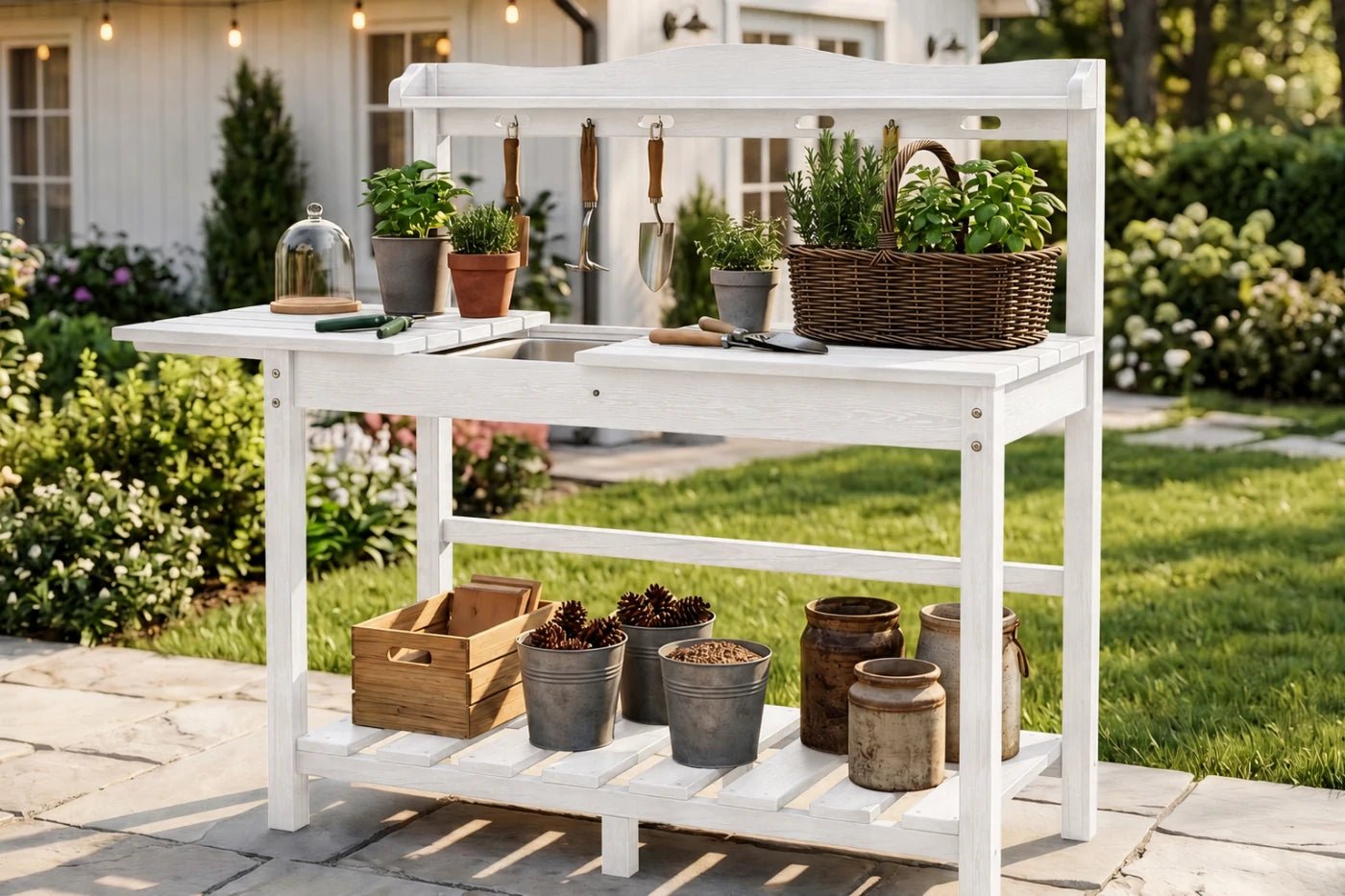 HDPE Outdoor Potting Bench