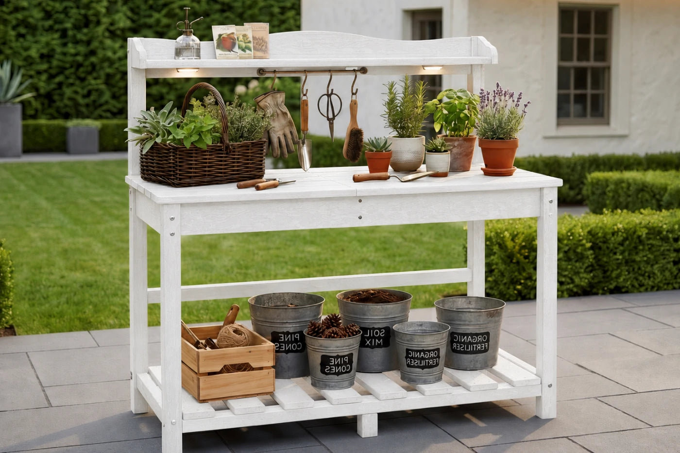 HDPE Outdoor Potting Bench